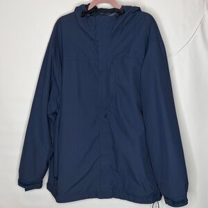 Cabela’s Gore-Tex men’s navy blue rain jacket, size 2 XL